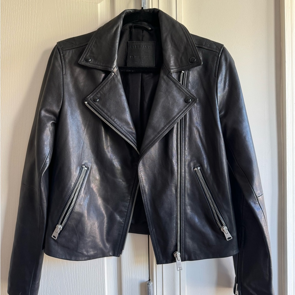 Dalby Leather Biker Jacket from AllSaints